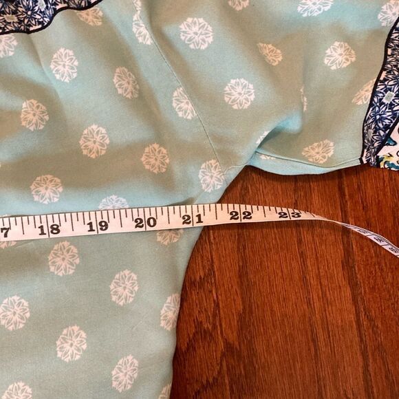 FIG & FLOWER M Anthropologie Floral Print Boho Blouse Top - Picture 5 of 10